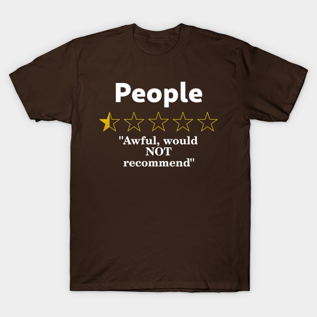 People Review, Half a Star, Awful T-Shirt by SolarCross